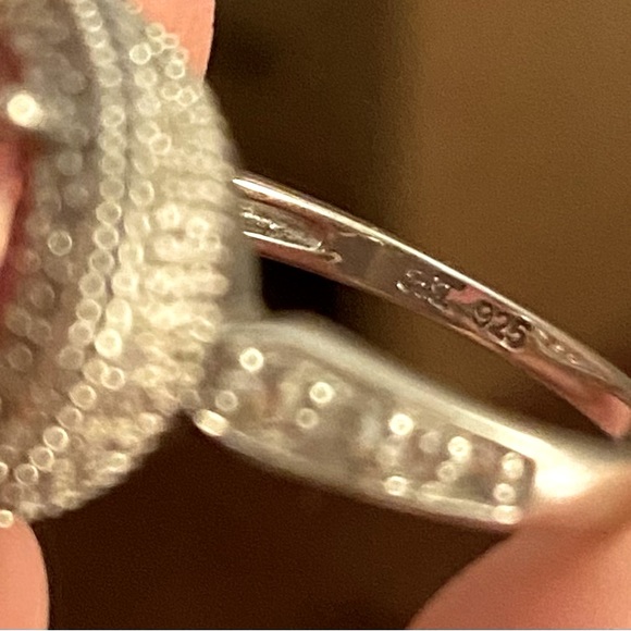 JTV Pink Topaz HT 925 Sterling Silver Cocktail Ring - Picture 4 of 4